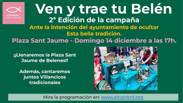 Pesebre plaza sant Jaume