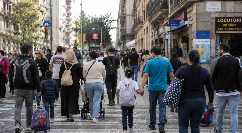 Cuando la inmigración es positiva o negativa en Catalunya