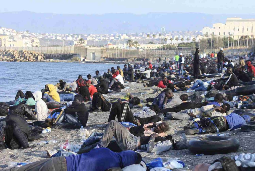 crisis migratoria en Ceuta